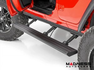 Jeep Gladiator JT Side Steps - Retract Power Board - Rough Country Jeep Gladiator JT Side Steps - Retract Power Board - Rough Country